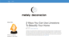 Desktop Screenshot of metalydecoracion.com